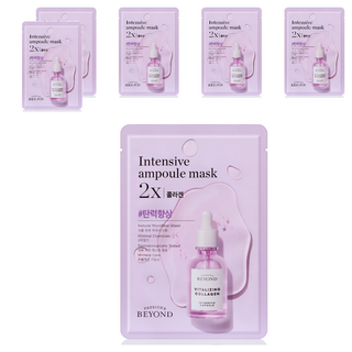PASSION&BEYOND 安瓶精華2X膠原蛋白面膜, 1入, 6片