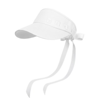 ONOFF 女款蝴蝶結遮陽高爾夫球帽, 1個, 白色