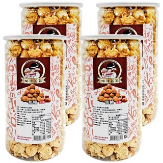POPCORN 帕波爺爺 爆米花 焦糖 粒粒分明 日常零嘴, 200g, 4罐