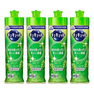 Kao 花王 Cucute 珂珂透 洗碗精 麝香葡萄, 220ml, 4瓶
