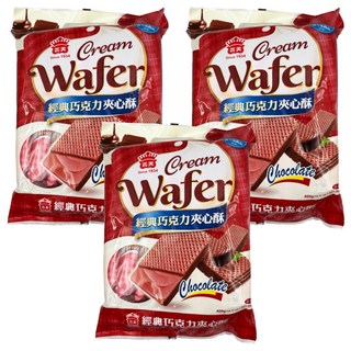 義美 夾心酥 巧克力, 400g, 3袋