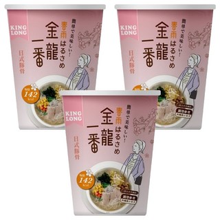 金龍一番 冬粉 日式豚骨, 3入