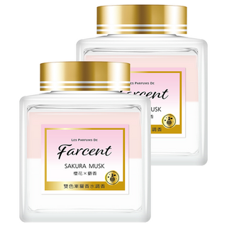 farcent 花仙子 香水 室內香氛膏, 櫻花麝香, 150g, 2罐
