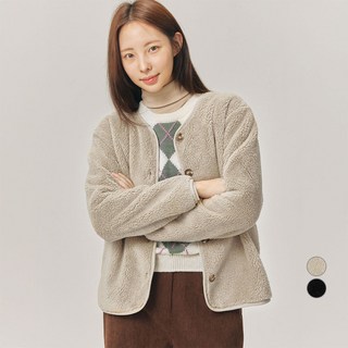 아피나르 여성용 웜업 덤블플리스 뽀글이 자켓