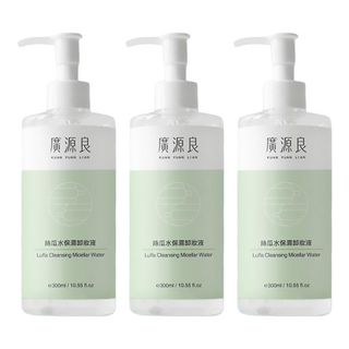 廣源良 絲瓜水保濕卸妝液 300ml 溫和無刺激 無色素 無Paraben防腐劑 無酒精, 3瓶