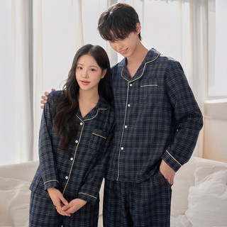 AnotherD 男士 Mood in Check 睡衣上下套裝