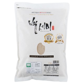 백세미 백미, 상등급, 4kg, 1개