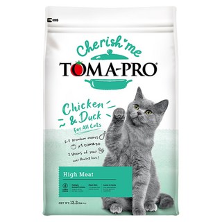 TOMA-PRO 優格 親親 全齡貓三種肉配方乾飼料, 雞肉 + 火雞肉 + 鴨肉, 6kg, 1袋