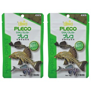 Hikari 高夠力 異型飼料 大粒 沉水性 適用於草食性慈鯛及草食性海水魚 含豐富螺旋藻及球藻, 15000g, 2包