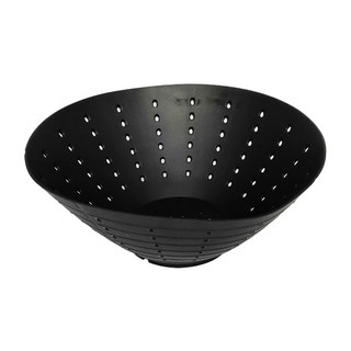 SHIMOYAMA 矽膠碗狀濾網 黑色, 1個