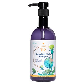 TC 蒲公英蓬鬆洗髮精 專為油性、扁塌髮開發, 500ml, 1瓶