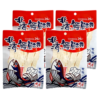 北海 鱈魚香絲 寬條, 38g, 4包