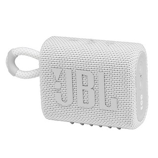 JBL GO 3 可攜式防水藍牙喇叭 輕巧無線 IP67防水防塵 多色可選, 白色