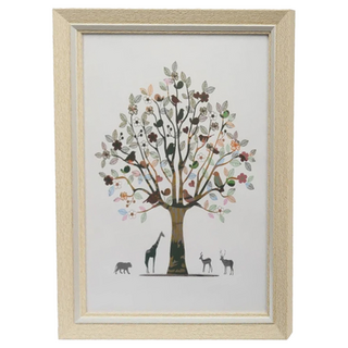 歐款 A4 獎狀證書相框, 直紋白, 木材 PS塑料, 25x33.5x2.2 cm, 1個