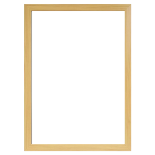 TRENY A4獎狀證書相框 可掛牆 可直立/橫躺擺放, 原木色, W23 x D1.5 x H32cm, 1個