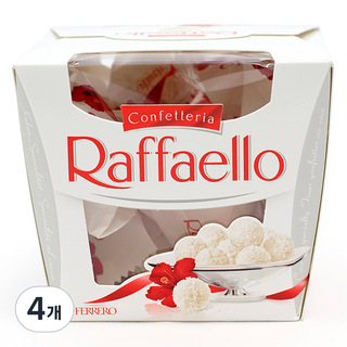 RAFFAELLO 金莎椰子白巧克力, 4個, 150g