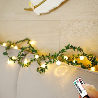 유리알 조명 장식