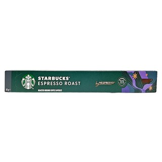 STARBUCKS 星巴克 特濃烘焙膠囊咖啡 Nespresso咖啡機適用, 5.7g, 10顆, 1盒