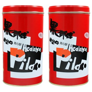 Healthful 黑師傅 捲心酥 草莓 蛋奶素 下午茶點心, 400g, 2罐