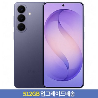 [256GB → 512GB 업그레이드] 삼성전자 갤럭시 S26 Plus 자급제, 코발트 바이올렛, 256GB