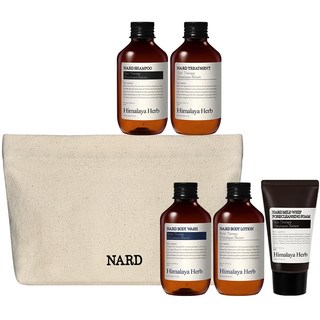 NARD 旅行盥洗 5款組+化妝包, 1組