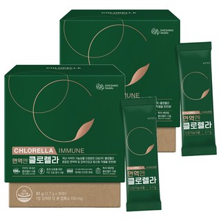 대상웰라이프 면역엔 클로렐라, 81g, 2개