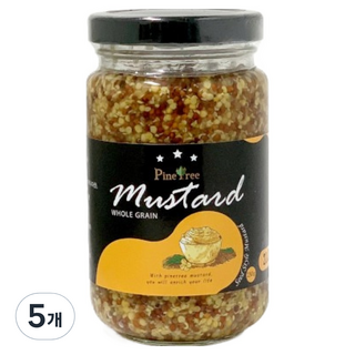 PineTree 全穀芥末籽, 230g, 5個