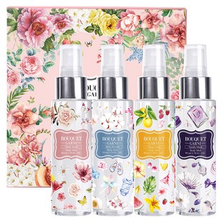 BOUQUET GARNI 香氛身體噴霧禮盒組, 持久的優雅香氣, 水潤清爽保濕, 柔嫩光滑肌膚, 1組