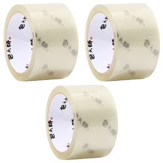 包大師 熱銷經濟款opp封箱膠帶 48mm*45m 透明度高 黏性持久, 3捲