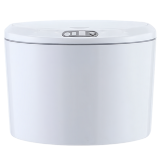 桌上型智能感應垃圾桶 4L 桌面收納好幫手, 白色