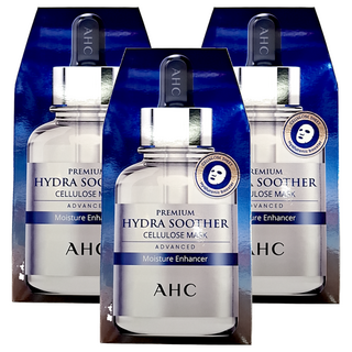AHC 安瓶精華溫和親膚面膜 玻尿酸保濕 27ml, 5片, 3盒