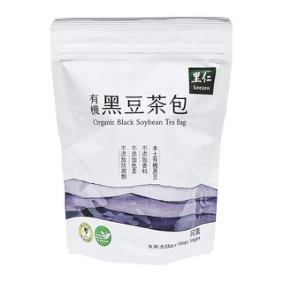 里仁 有機黑豆茶包, 10包, 1袋, 15g
