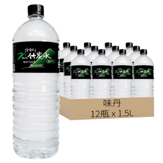 多喝水 鹼性竹炭水, 1.5L, 12瓶