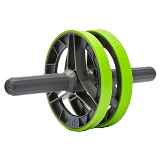 adidas 愛迪達 雙輪式健腹輪 32 x 17.7 x 17.7cm 556g, ADAC-11407, 黑色/綠色