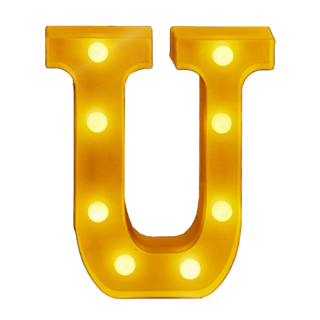 生活King 英文字母裝飾燈, U