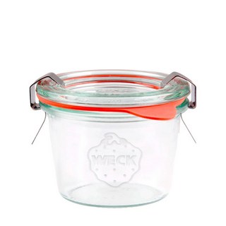 WECK 080 玻璃瓶附蓋, 80ml 附配件, 1組