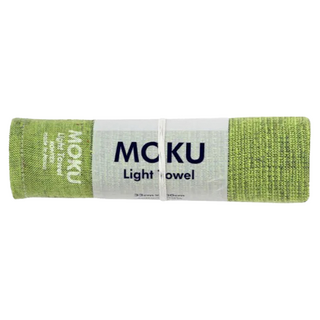 KONTEX MOKU 超速乾輕薄吸水長毛巾 33 x 100cm 100%純棉 日本製造, 萊姆綠色, 1條