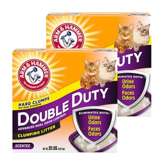 ARM&HAMMER 加強除臭貓砂, 清新香味, 9.07kg, 2盒