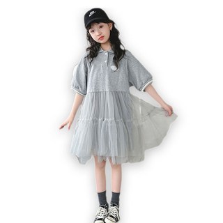 Edgeland 女童 PK 紗紗連身裙