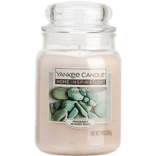 YANKee CANDLe Home Inspiration罐型香氛蠟燭 L, Stony Cove, 538g, 1罐