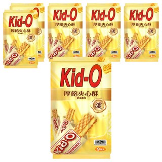 Kid-O 厚餡夾心酥 奶油風味, 171g, 6袋