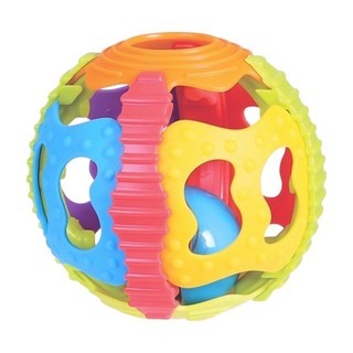 playgro 培高 鈴鐺滾滾球, 6個月以上寶寶適用, 15 x 12.5 x 11cm, 混合色, 1個