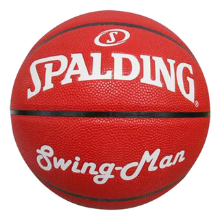 SPALDING 斯伯丁 Swingman系列 紅色合成皮籃球, 7號, SPB1131B7, 1個