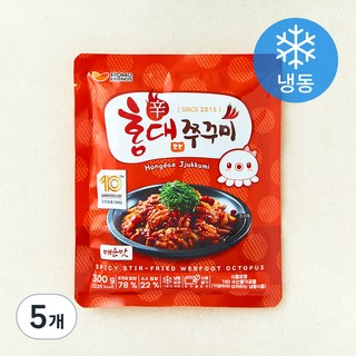모모프렌즈 홍대쭈꾸미 매운맛 (냉동), 300g, 5개