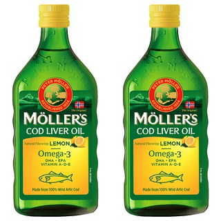 睦樂 鱈魚肝油 檸檬風味, 250ml, 2瓶