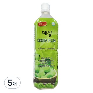 스위트코리아 매실 액상, 1L, 5개