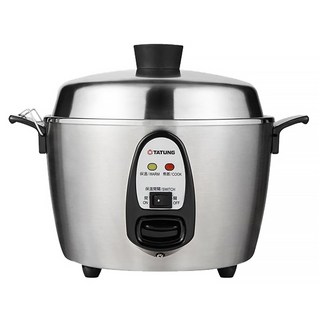 TATUNG 大同 全不鏽鋼電鍋 異電壓220V 6人份, TAC-06I-NMV2, 全不鏽鋼