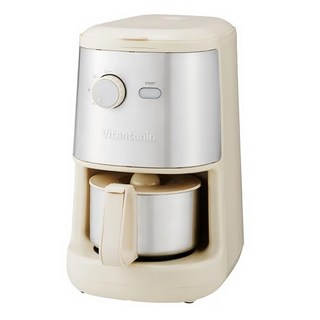 Vitantonio 全自動研磨咖啡機, 牛奶白, VCD-200B-I