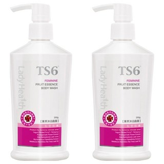 TS6 護一生 果萃沐浴晶露 250g - 柔嫩肌膚 改善粗糙, 2瓶
