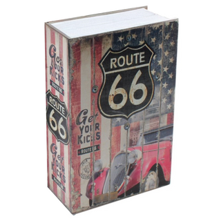 書本保險箱, 金屬材質, 大(26.5 X 20 X 6.5 cm), 小(18 X 11.5 X 5.5 cm), 美國66